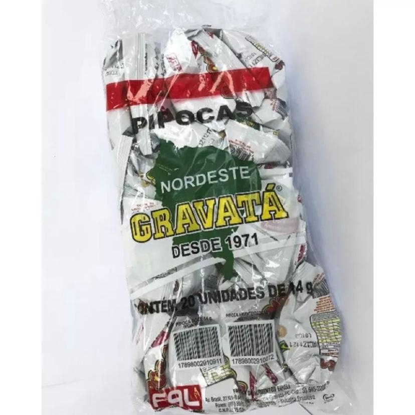 Pipoca Gravata com 20 unidades Fardo