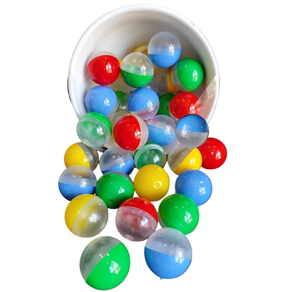 Cápsulas Vazias Coloridas 1pol - Vending Machines e Festas