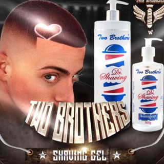 Dr. Shaving Two Brothers - Creme para Barbear 500g Ou Creme para Barbear 1kg em Oferta na Shopee