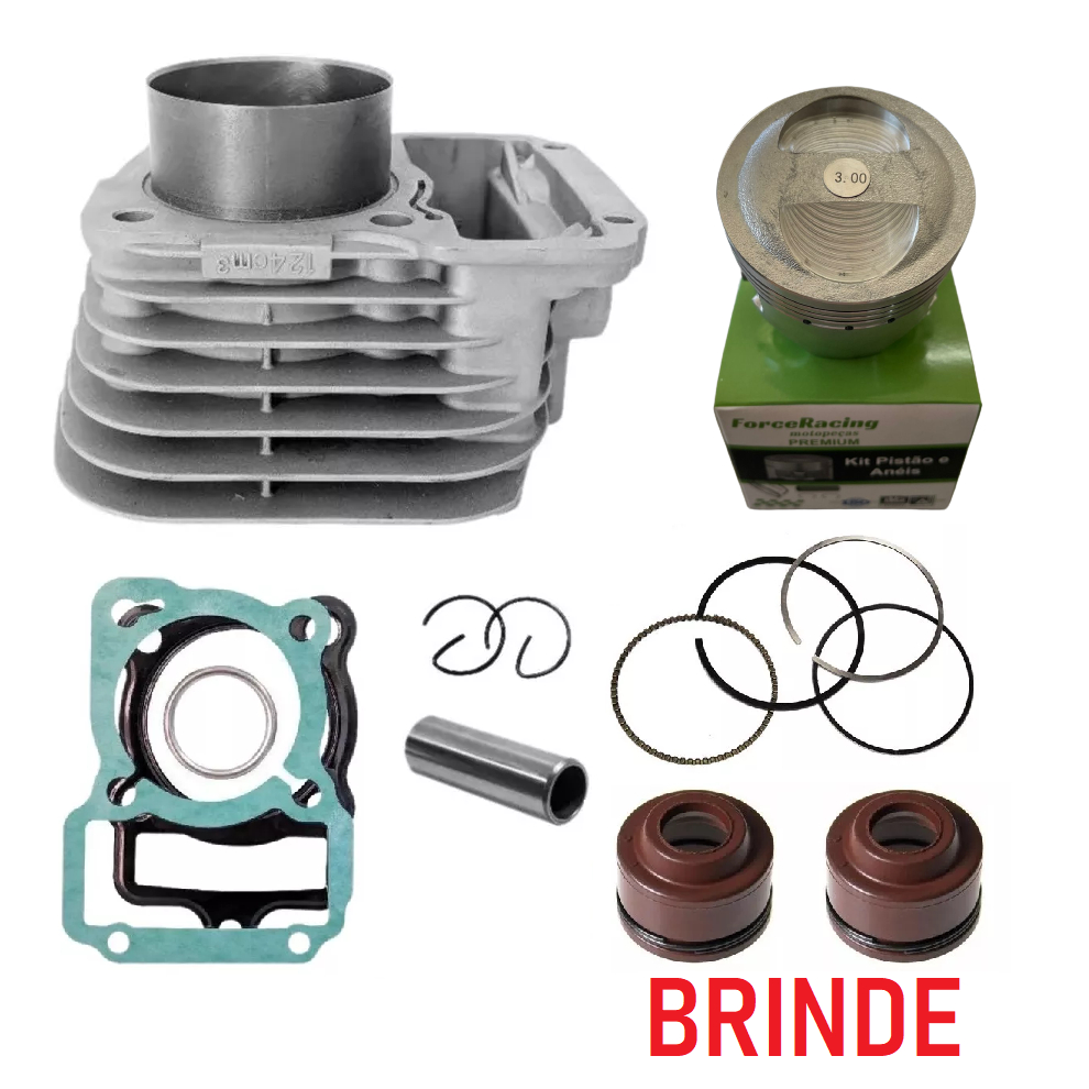 Kit 3mm Para Honda Fan Titan Cg 125cc Anos 2002 A 2008