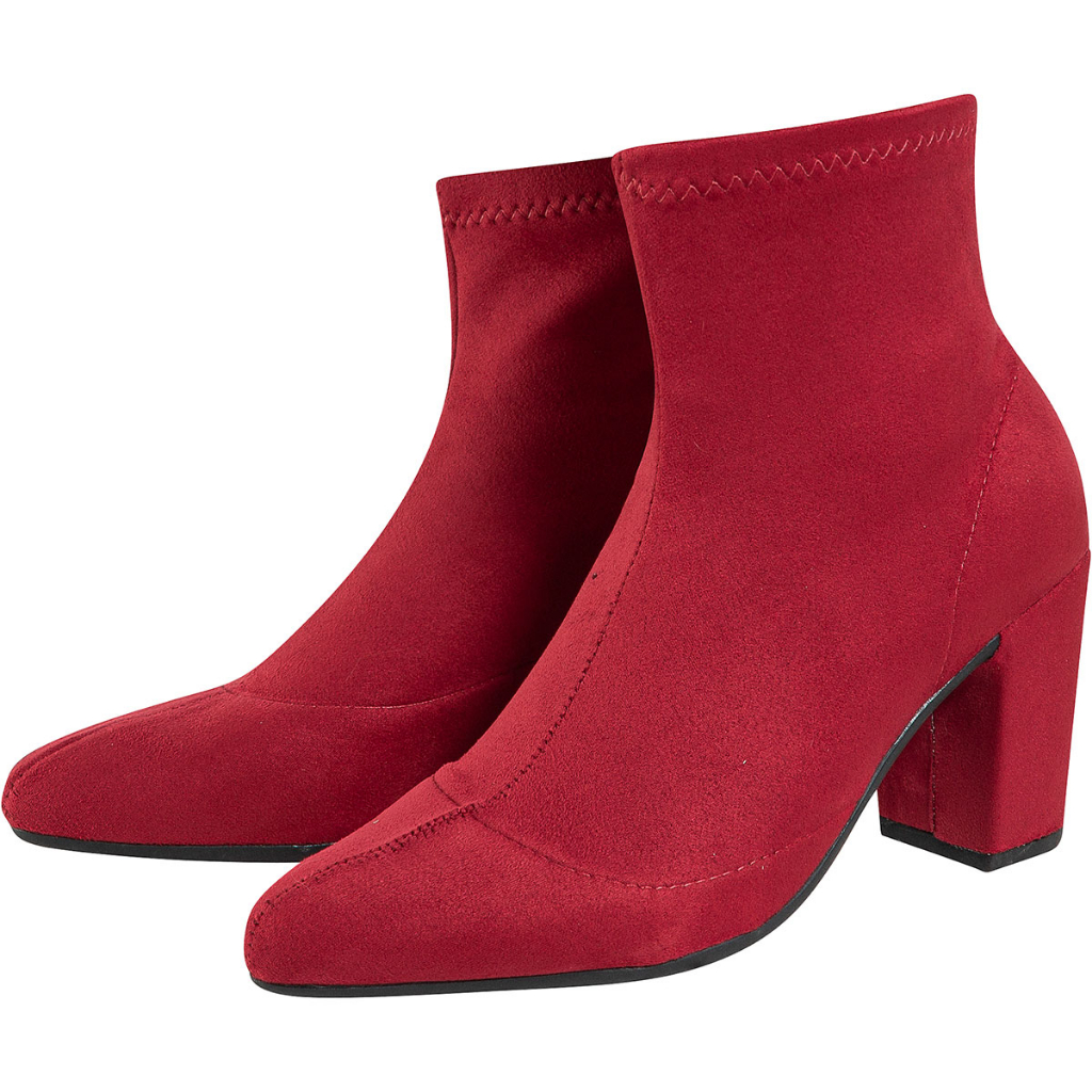 Bota Vermelha Salto Baixo: Onde Comprar | BuscaProdutos