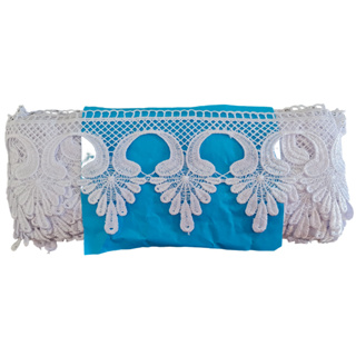 Renda de Guipir Branca Pra Véu Toalhas-Chl643 em Oferta na Shopee