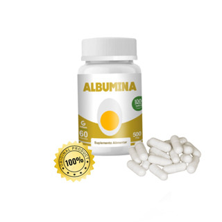 Albumina Suplemento - 60 Cápsulas - 500 mg