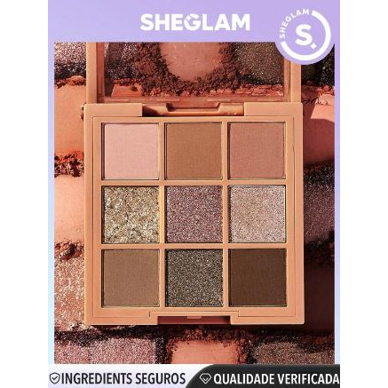 Paleta de sombras, maquiagem, maquiagem importada, sheglam, maquiagem paleta sombra, paleta de maquiagem grande, maquiagem feminina, shein, nude, beleza feminina, feminina, paleta de sombras, maquiagem feminina, paletas de sombra, mulher, shein maquiagem