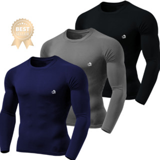 Kit Com 3 Camisetas Proteção Solar Uv 50 Térmica Masculina Original