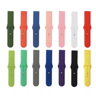 Pulseira 22mm de Silicone Lisa Para Smartwatch Haylou Ls05/ Amafit GTR 42mm/46mm/47mm / Samsung Pace Stratos é diversos em Oferta na Shopee