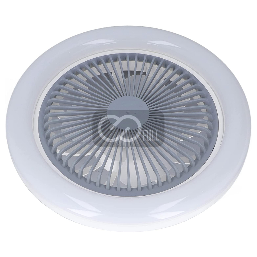 Ventiladores de Teto Com Lâmpadas, Ventilador Com Luz, Lâmpada de Ventilador de LED Ajustável para Quarto de Criança (85-265V)