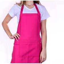 Avental Oxford Com Bolso Frontal Reforçado