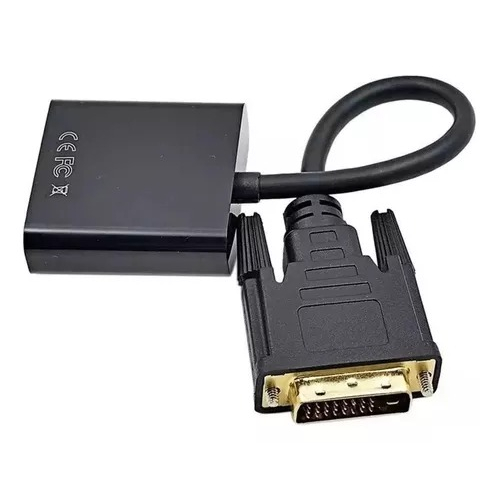 Conversor Dvi-d Digital Dual Link 24+1 X Vga (dvi-m X Vga-f) em Oferta na Shopee