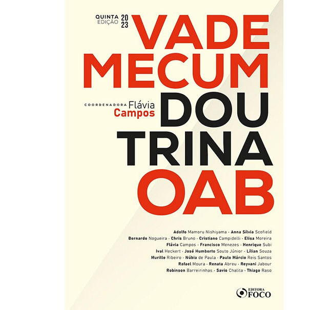 Vade Mecum Doutrina Da Oab - 5ª Edição 2023 Foco Juridico