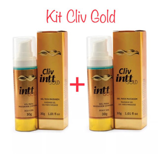Kit 2 Cliv Gold DESSENSIBILIZANTE Anal Extra Forte Gel Lubrificante 30g - INTT SEX SHOP