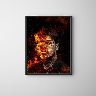 MC KEVIN - FUNK - IDOLO - DEECORAÇÃO - QUADRO - PLACA DECORATIVA - FEITA EM MDF