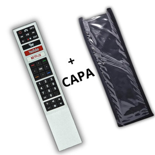 kit Controle Remoto + Capa TV AOC SMART 4K LED - Youtube Netflix