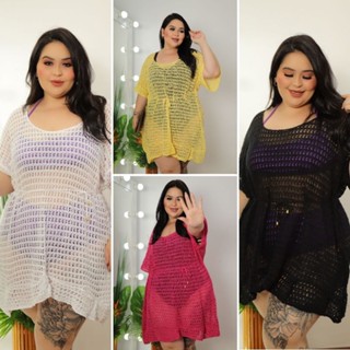 Saída de Praia Plus Size Varias Cores - Piscina/Praia/Banho