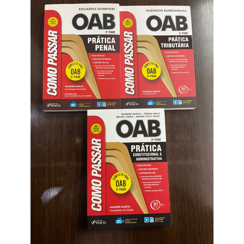 Como Passar na OAB 2ª Fase - Livros de Prática (Editora Foco)
