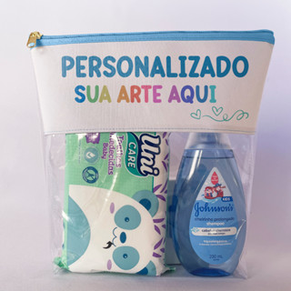 Necessaire Maternidade Higiene do Bebê Infantil Hora do Banho Imagem Personalizada em Oferta na Shopee