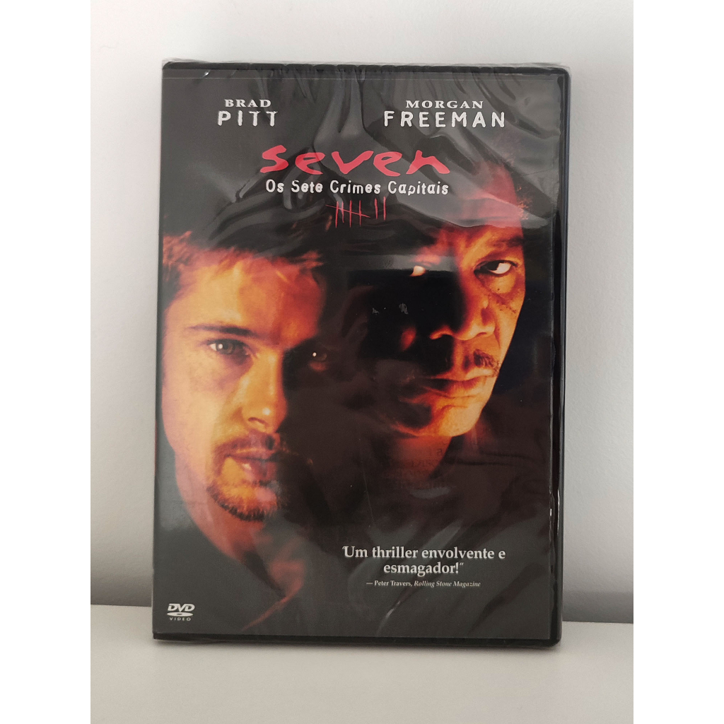 DVD Seven - Os Sete Crimes Capitais - Brad Pitt - Morgan Freeman - Lacrado