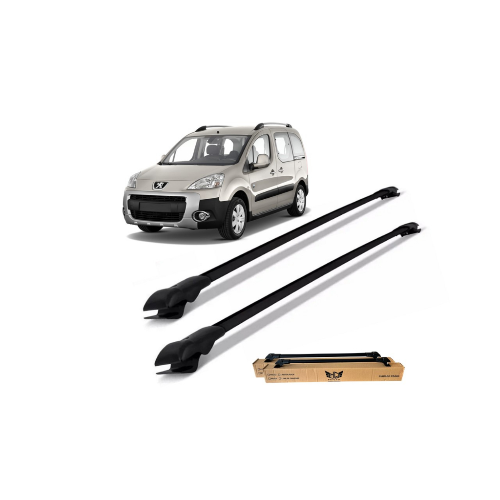 Rack Travessa de Teto Para Peugeot Partner 2010 A 2013 Bagageiro Slim
