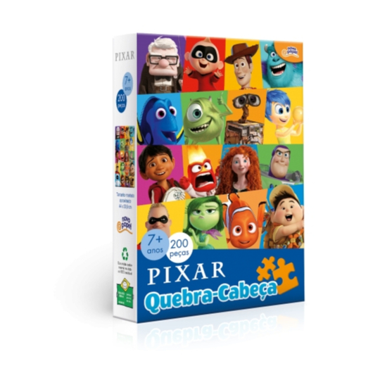 Quebra Cabeças 200 Peças Pixar - Toyster 8054