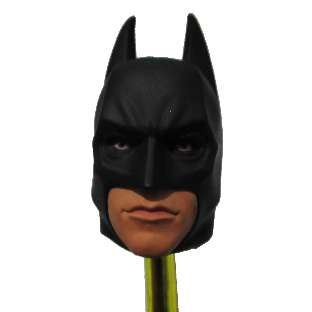 Cabeça Batman The Dark knight escala 1/6 para customização Cristian Bale Nolan