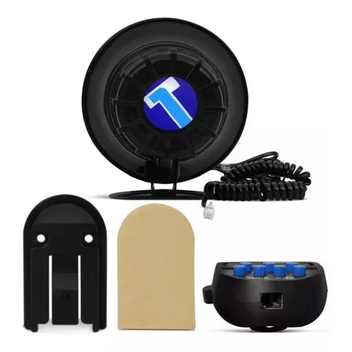 Sirene Policia Tipo Rontan Megafone 7 Tons Tech One Carro Moto Alarme