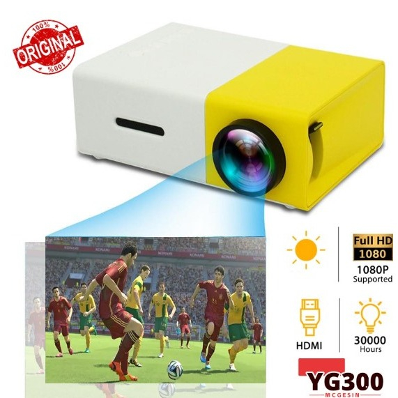 Mini Projetor Portátil Ultra MP20 Com LED yg300 Para Casa . HDMI , USB , Controle Remoto , yg300 , yg-300 lcd projektor