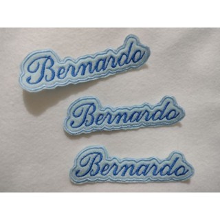 nome bordado com termocolante