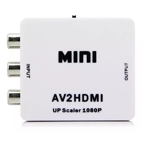 Conversor Áudio E Vídeo Rca Para Hdmi Av2hdmi Barato em Oferta na Shopee