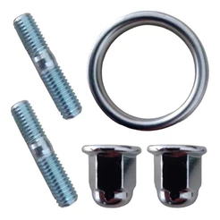 PRISIONEIRO PARAFUSO ESCAPAMENTO KIT COMPLETO CG TITAN 150