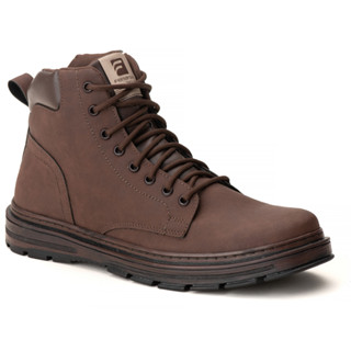 Bota Coturno Masculino Ferraroni Vegano Com Ziper e Solado de Borracha Costurado Antiderrapante