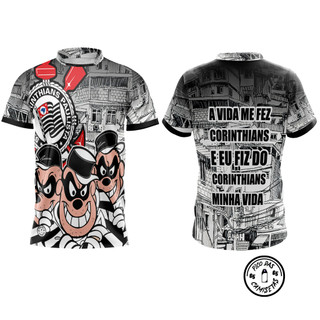 CAMISETA DE QUEBRADA IRMÃOS METRALHA CORINTHIANS Cod.24 em Oferta na Shopee