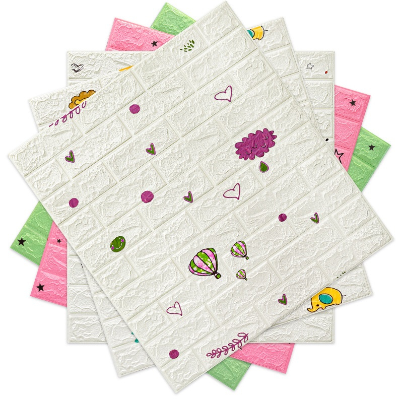 Kit 15 Placas 3D Papel de Parede Alto Relevo Infantil Quarto Criança Estampa · foto 2