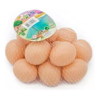 Kit 12 Ovos Falsos Para Indez Da Galinha e Enfeite Cozinha 12 ovos em Oferta na Shopee