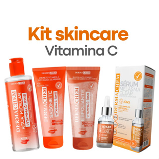 kit Skincare Clareador Facial com Vitamina C para peles com Melasma ou Manchas