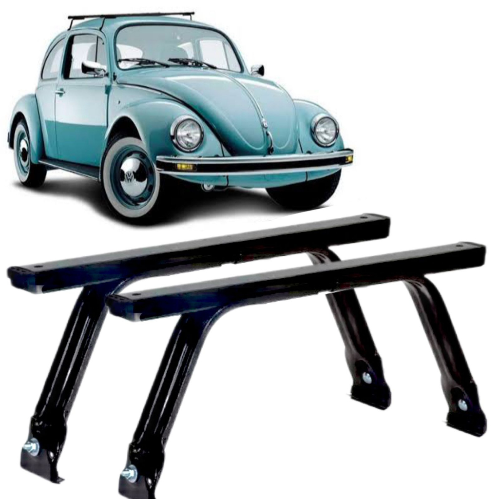 Rack De Teto Bagageiro Automotivo Fusca - Todos - Preto