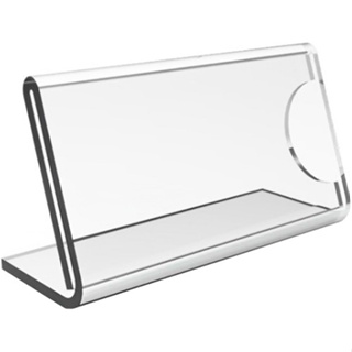 Kit 10 Display Acrílico Porta Preço 7x4cm Etiqueta Expositor Buffet Vitrine em Oferta na Shopee