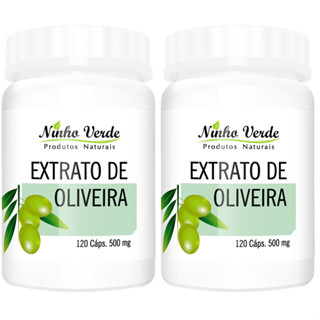 Kit 2 Extrato De Oliveira 240 Cápsulas - Ninho Verde
