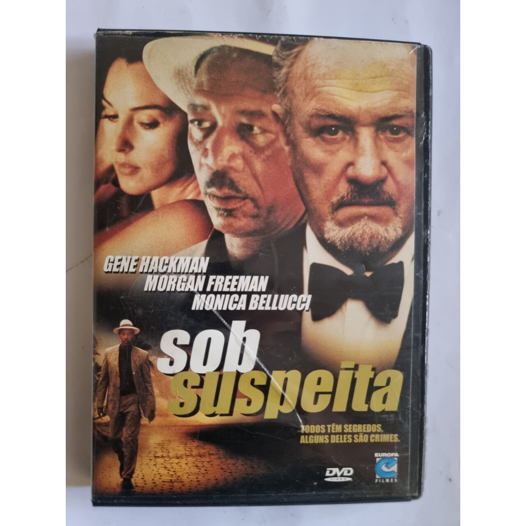 dvd sob suspeita original morgan freeman
