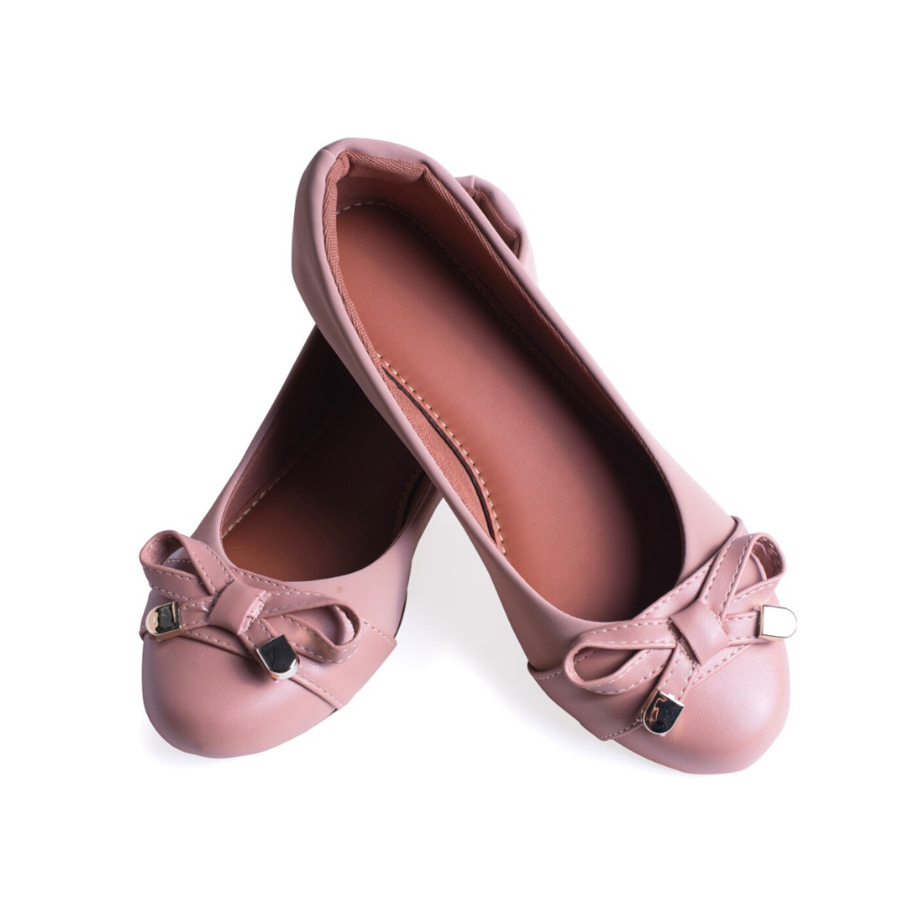 Sapatilha Nude Bico Redondo Confortável Casual Trabalhar Dia a Dia