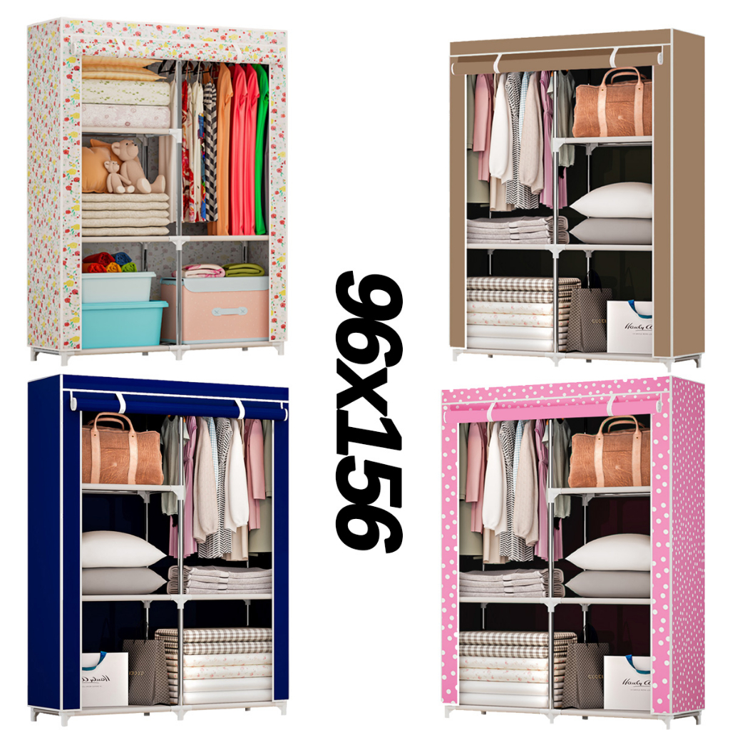 Guarda Roupa Armário Dobrável Portátil Roupas Roupeiro Multiuso - StaremCasa