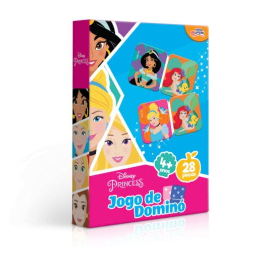 Jogo Dominó Princesas 28 Peças - Toyster 8009 - Hobbies & Collections