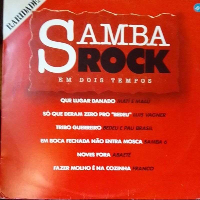 lp vinil - samba rock em dois tempos raridades/ Abaeté/ luis wagner/ franco/