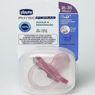 Chupeta Soft Rosa CL SIL Tam 2 (16-36M)