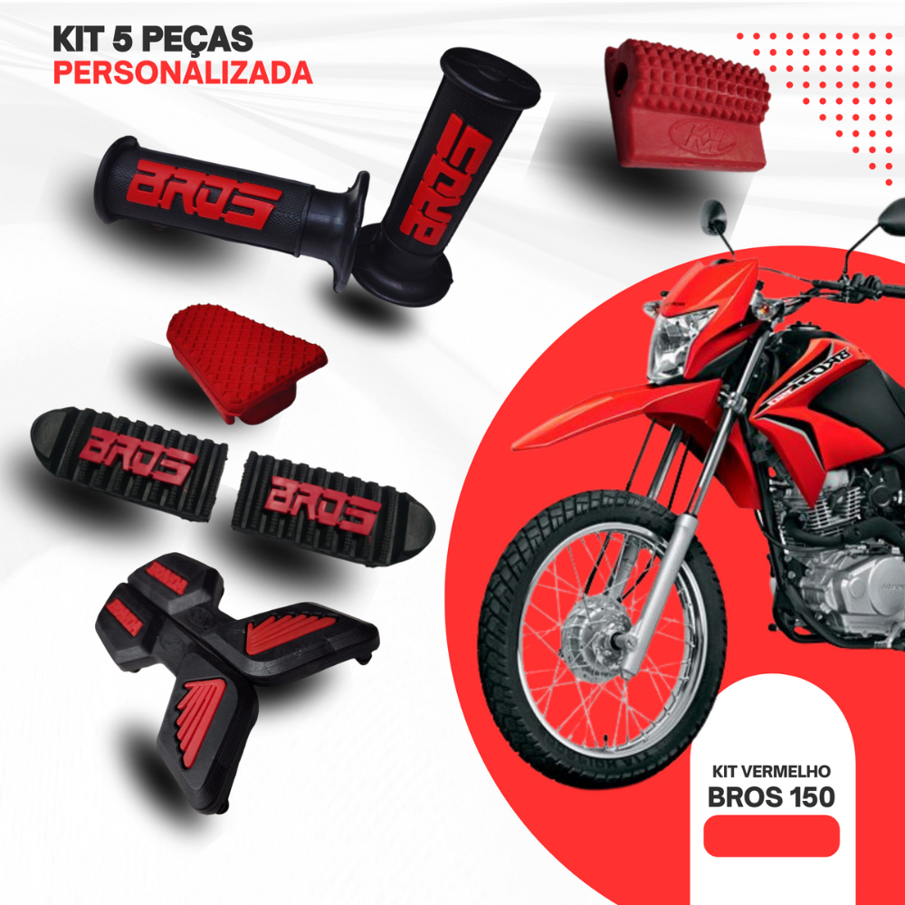 Kit Manopla Punho Nxr Bros 150/160 Todas
