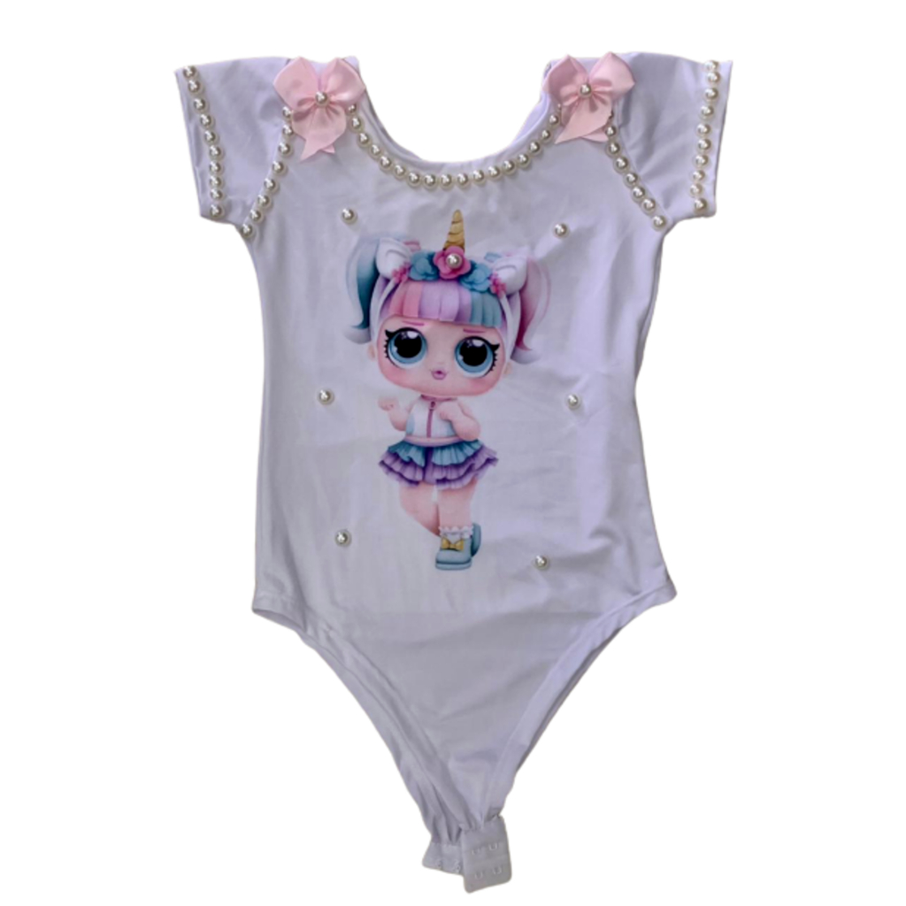 Body da Lol Unicórnio Boneca para Meninas com Perolas e Lacinhos Rosa Entrega Rápida em Oferta na Shopee