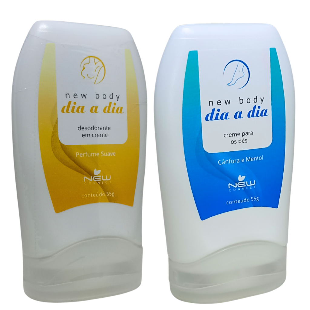 Kit Creme Elimina Suor Mau Cheiro Odor Axilas E Pés com Chulé Frieira Micose e Rachaduras Calcanhar