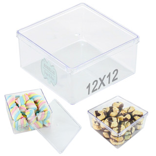 Caixa Acrílica 12x12x6, Porta Joias , Lembrancinhas, Bolo, Organizador, sobremesa, doces gourmets