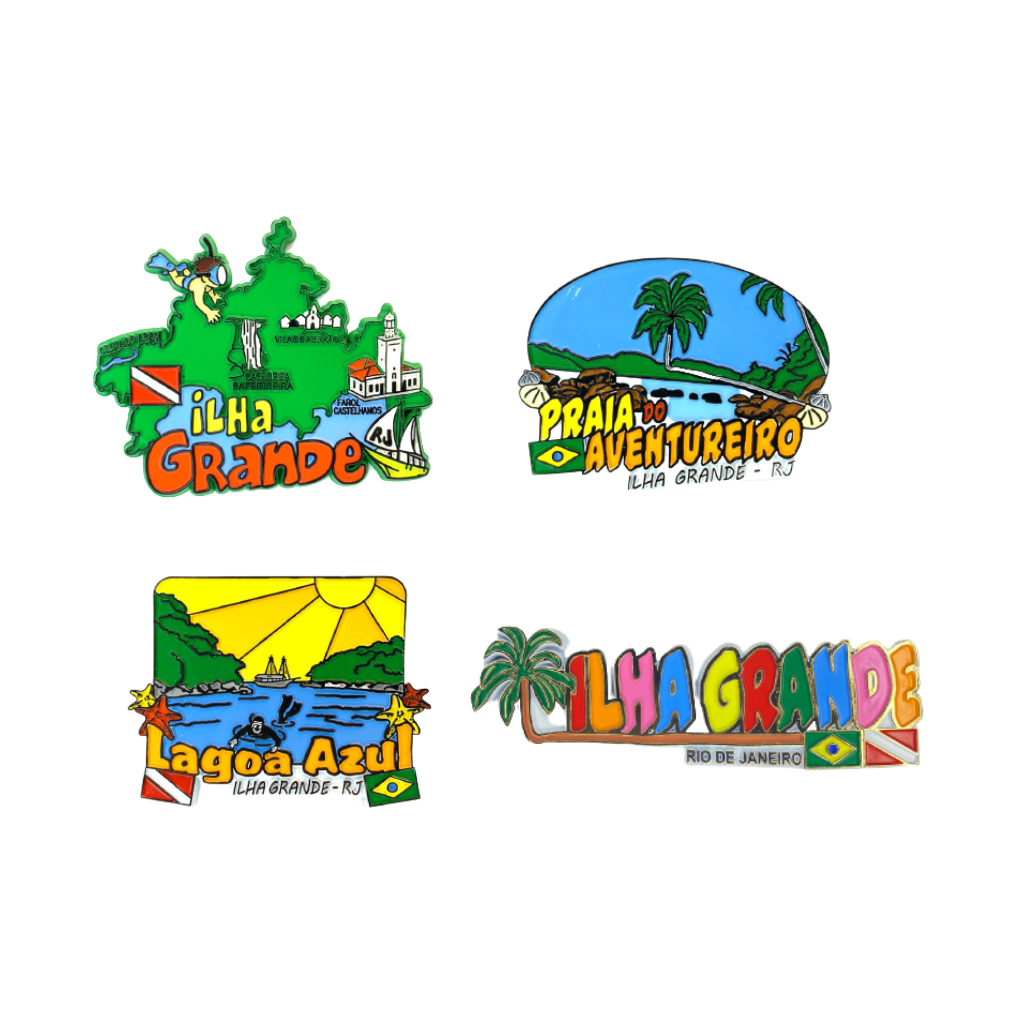 Imãs de Geladeira Ilha Grande Decorativos Emborrachados em Oferta na Shopee