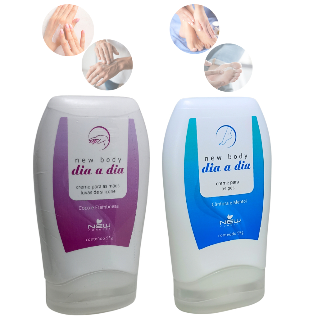 Kit Hidratante para Pés e Mãos Elimina Manchas Suor Odor Chulé Frieira Micoses Rachaduras