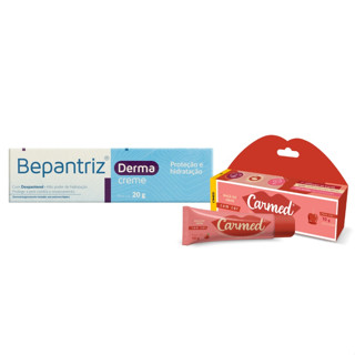 Carmed Maçã do Amor E Bepantriz Creme Dermatológico 20g